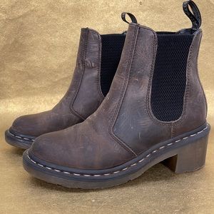 Dr Martens Cadence Brown Leather Boots 